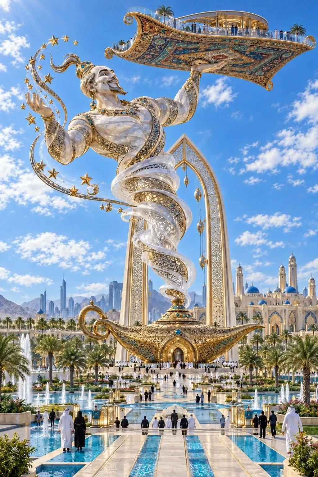 The 1001 Nights Gateway: Where timeless myth meets monumental wonder