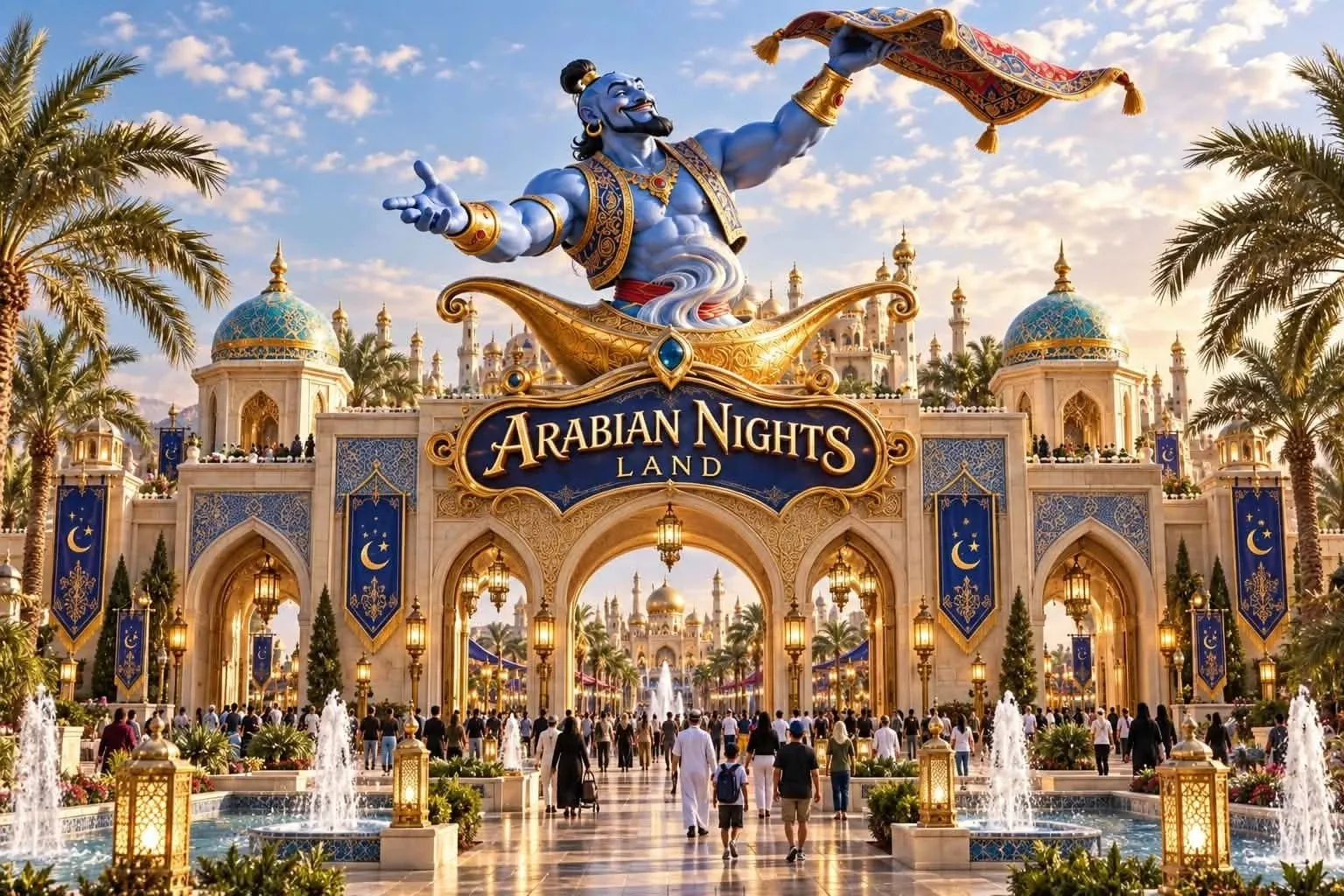 Arabian Nights Land: A theme park of a thousand and one nights